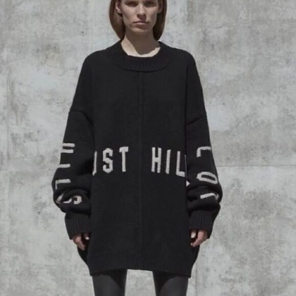 Yeezy season 5 lost hills oversize intarsia sweater - Picture 3 of 16
